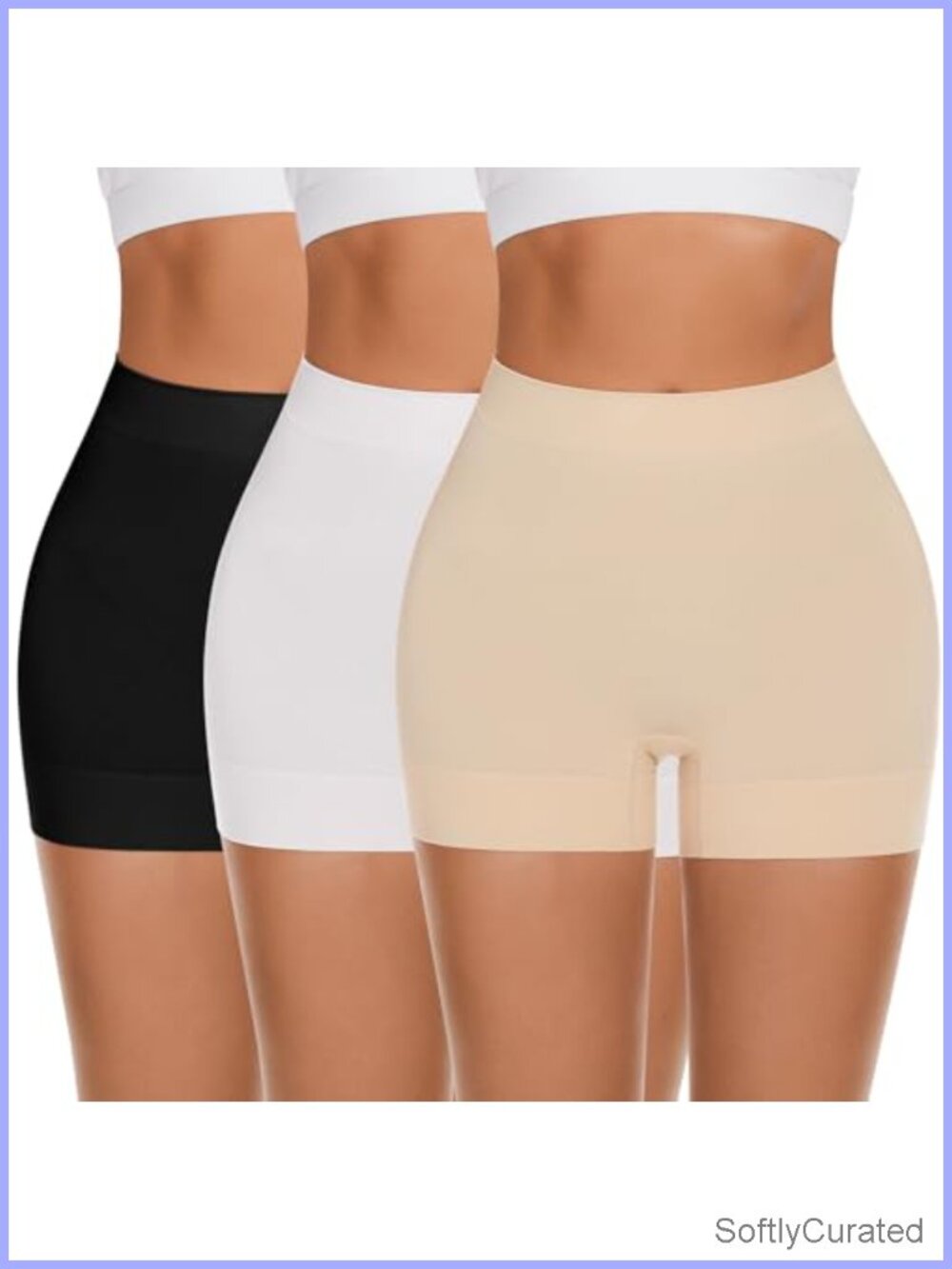 Seamless Anti Chafing Boyshorts Under Dress Shapewear Slip Shorts